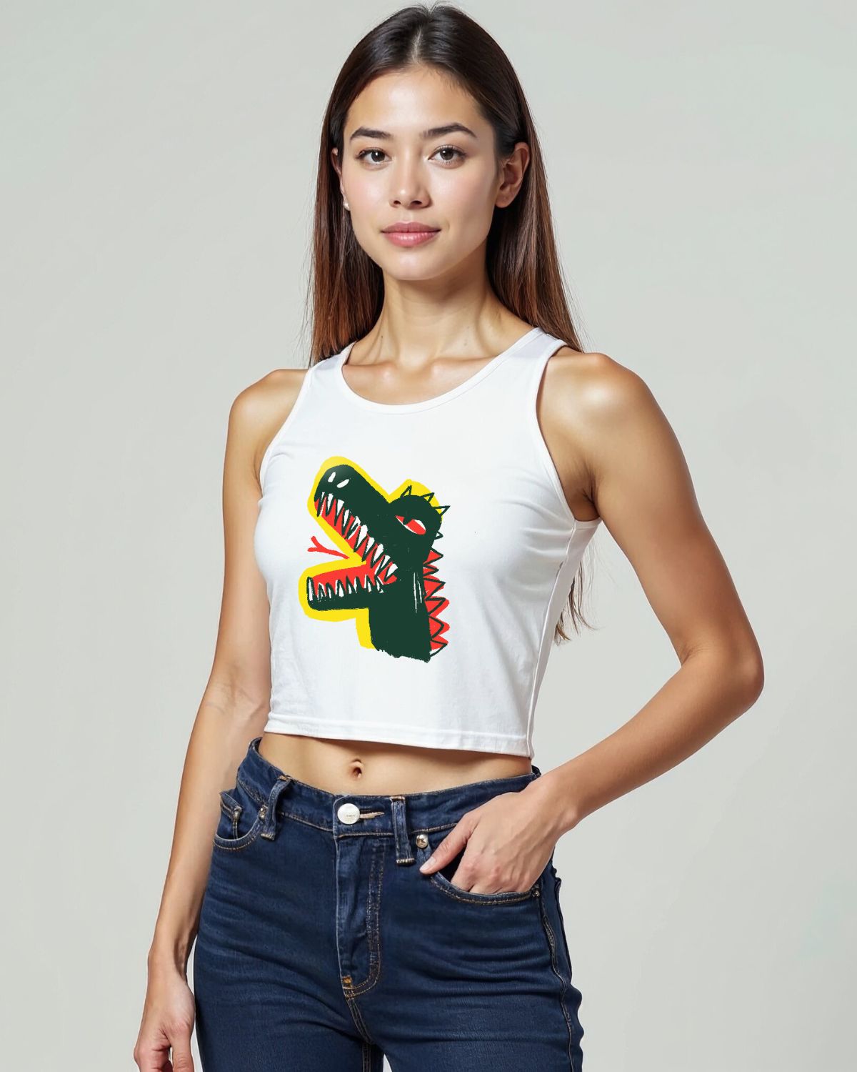 Dino Rage - Crop Tank