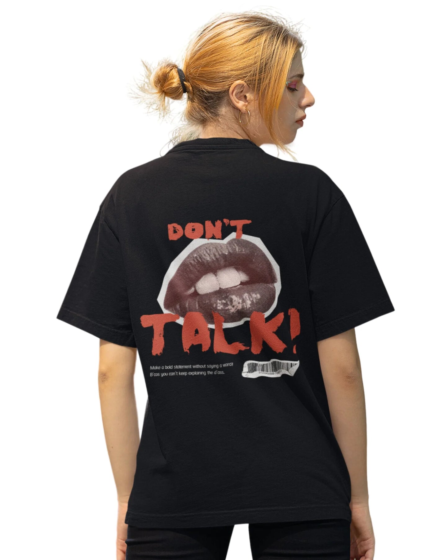 Talk Less, Skate More Oversized Tshirt Combo