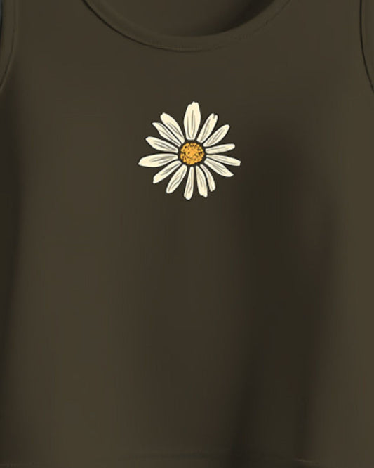 "VibeFlora" - Crop Tank