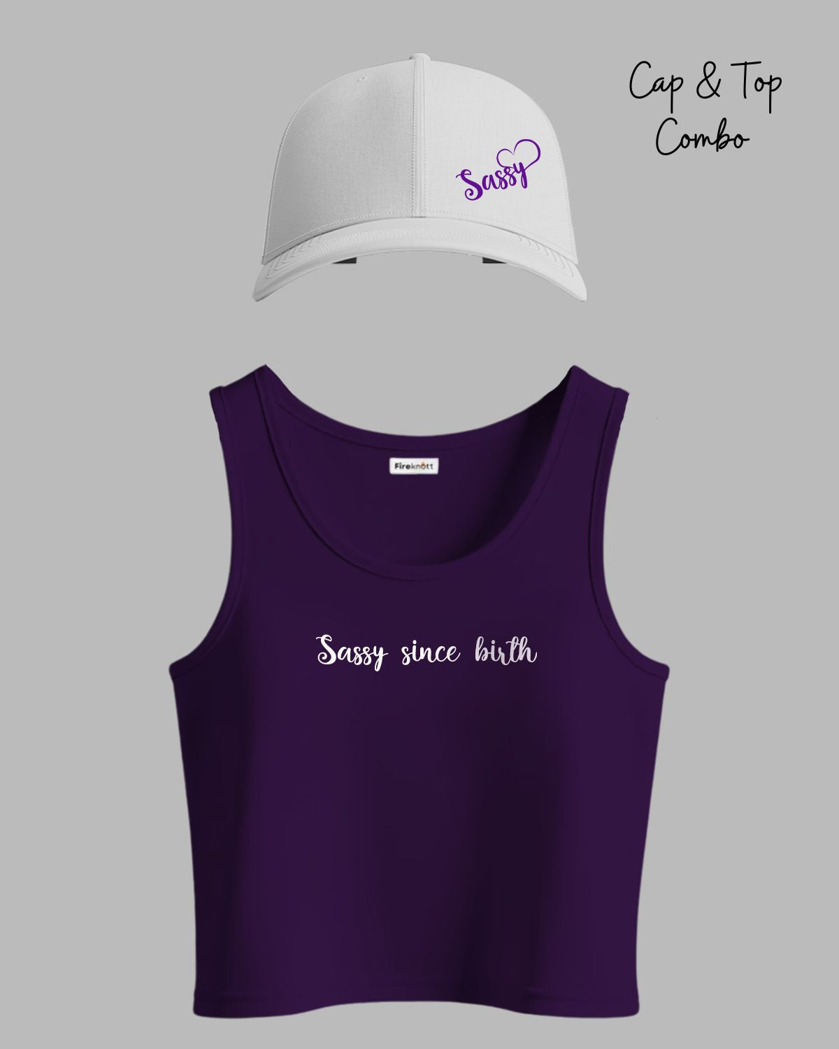 "Sassy" - Cap and Top combo