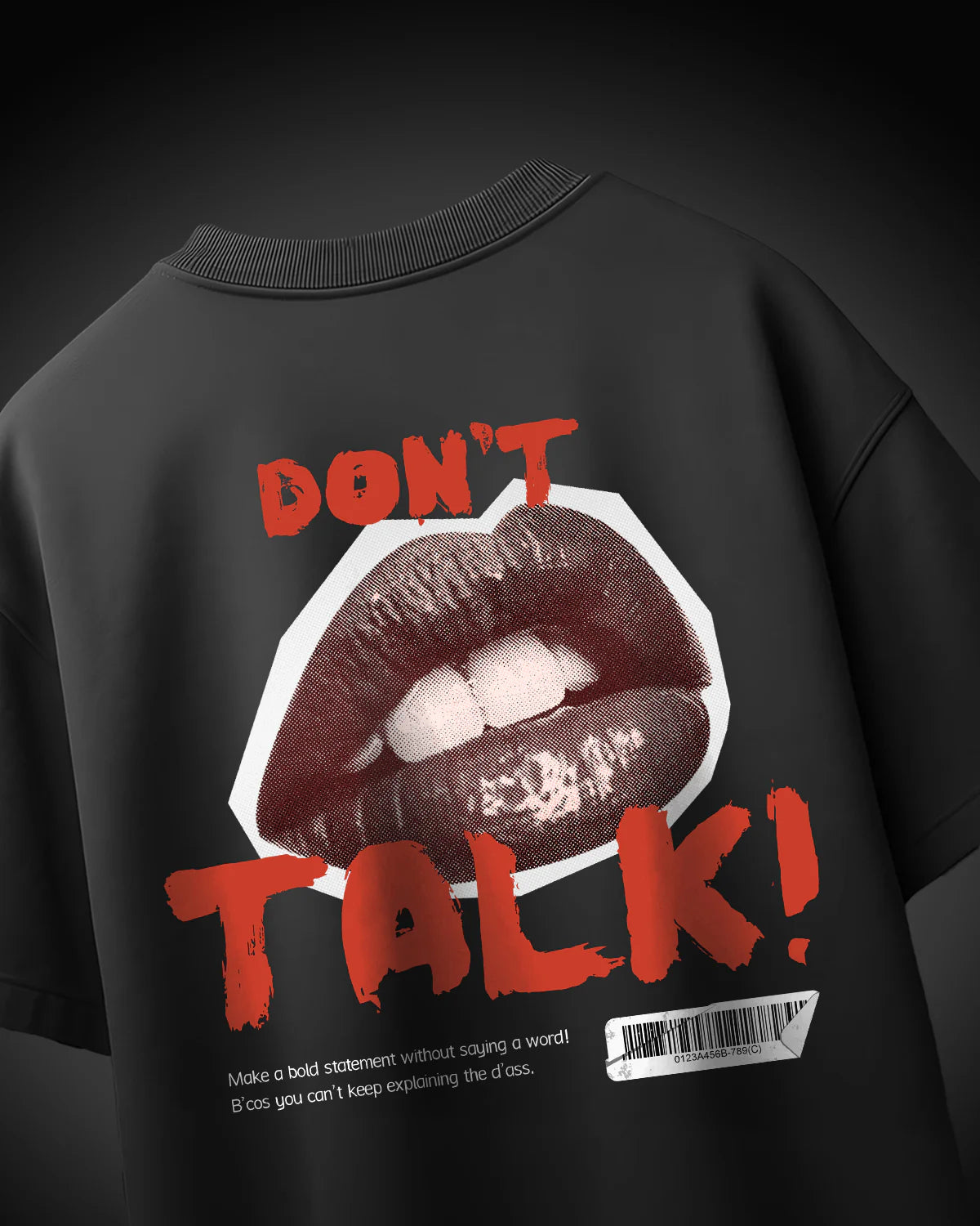 Talk Less, Skate More Oversized Tshirt Combo