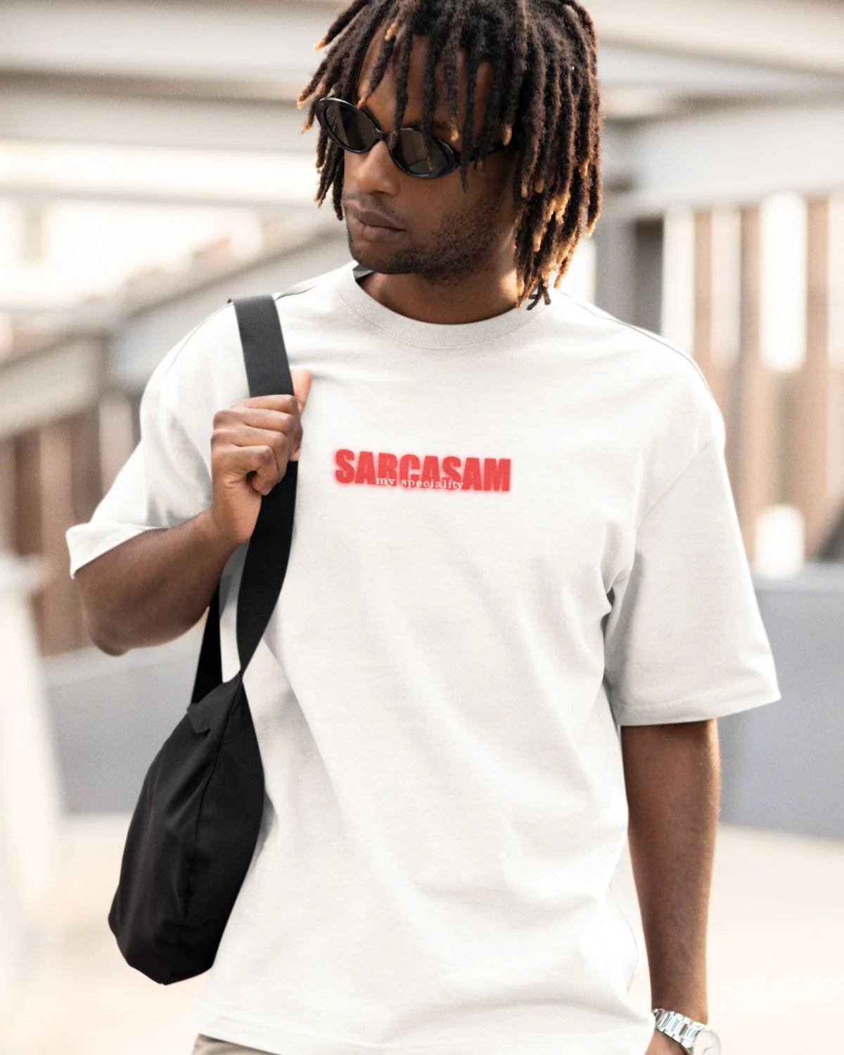 Exorcism Meets Sarcasm – Oversized TShirt Duo