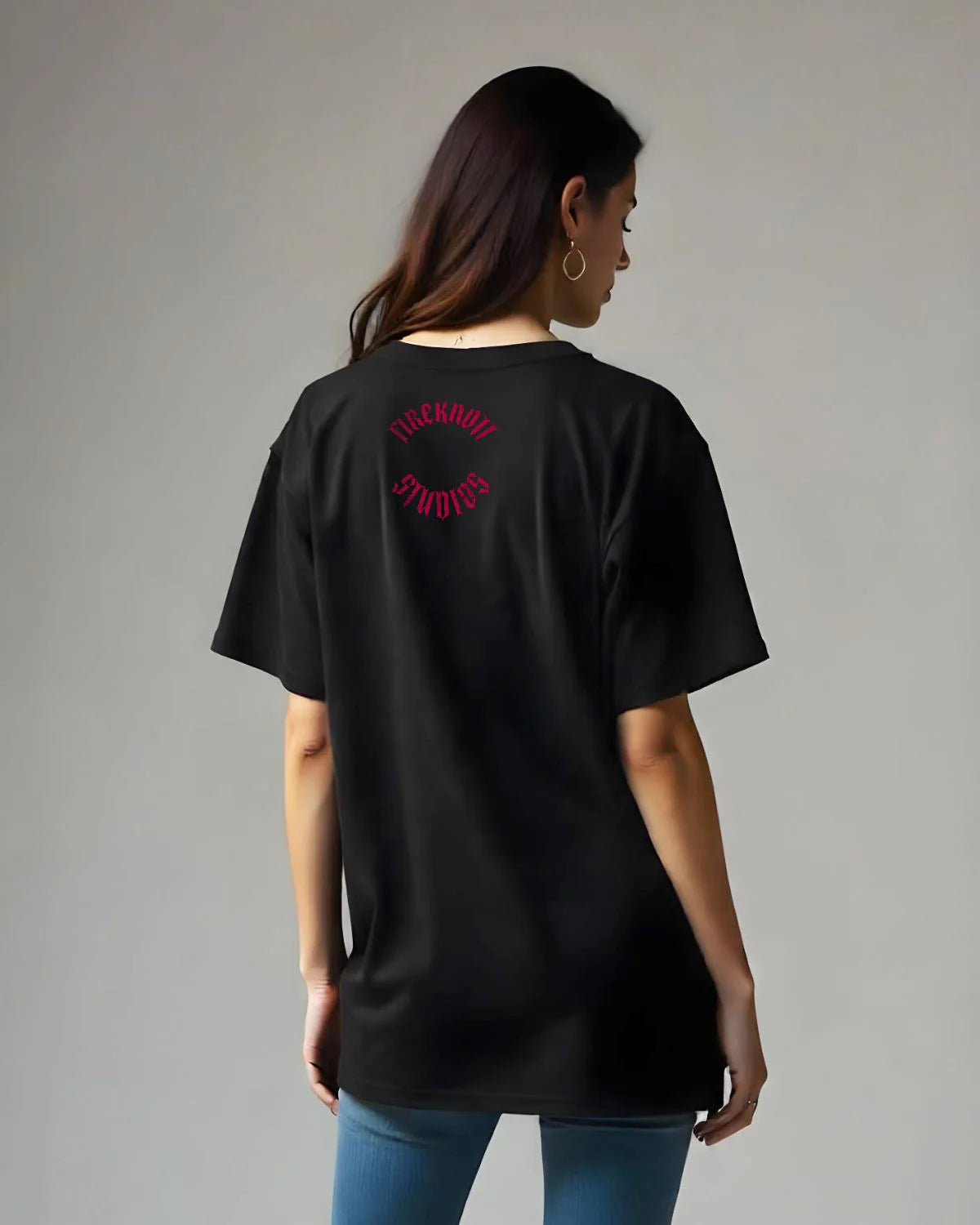 Exorcism Meets Sarcasm – Oversized TShirt Duo