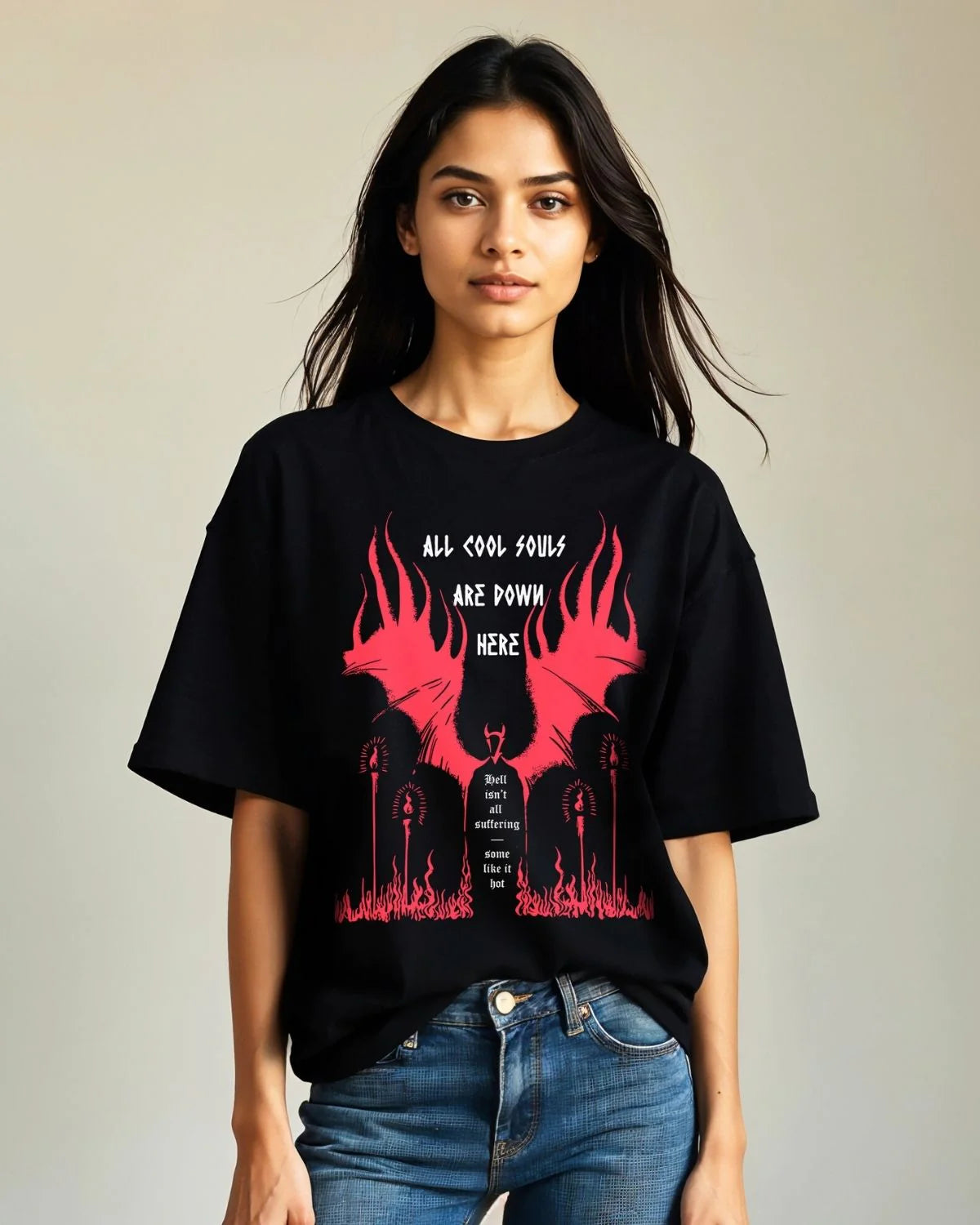 Shadow Samurai & Inferno Souls Oversized Tee Combo