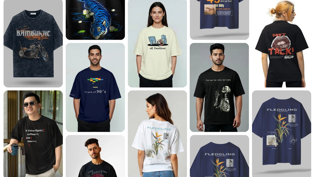 How to Style Oversized T Shirt 