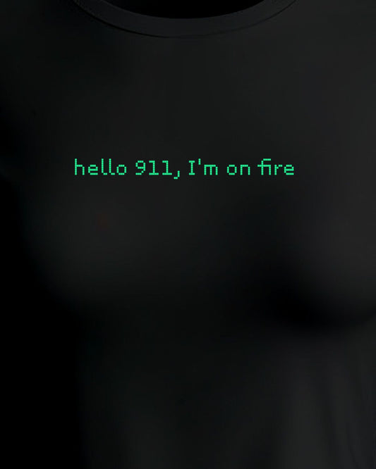 911 On Fire - Baby Tee