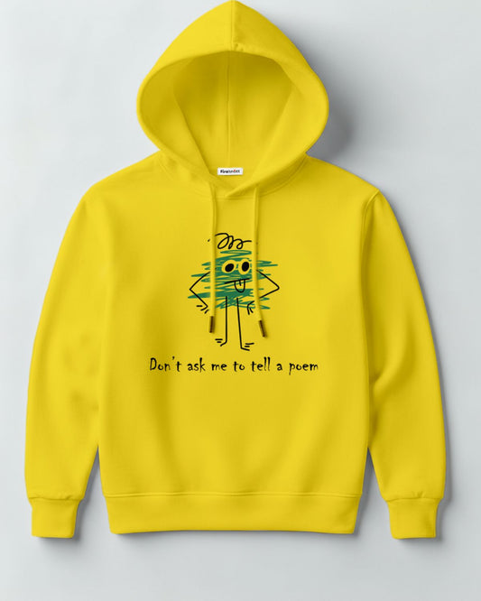 Don't ask me to tell a poem - Kids Hoodie