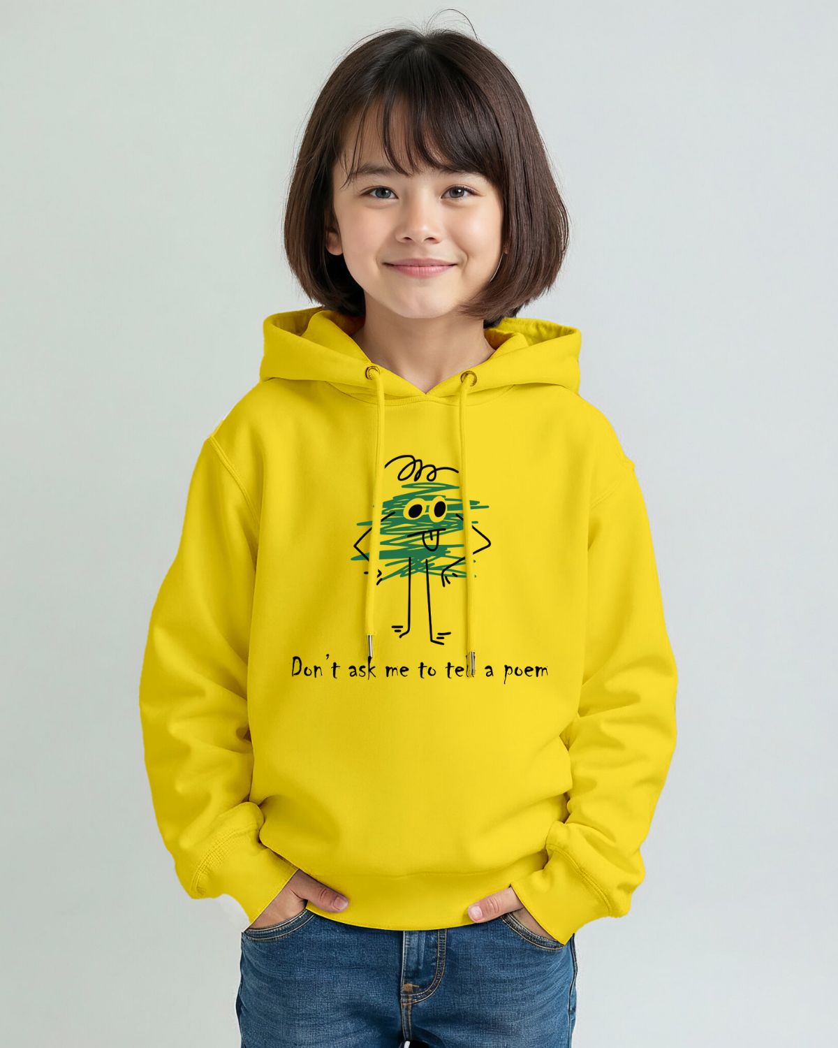 Don't ask me to tell a poem - Kids Hoodie