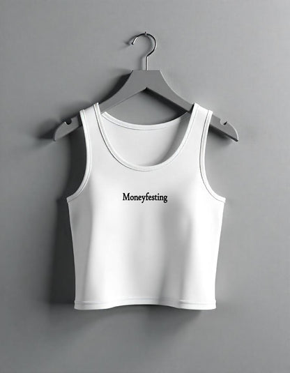 "Moneyfesting" Crop Tank