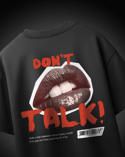 Talk Less, Skate More Oversized Tshirt Combo