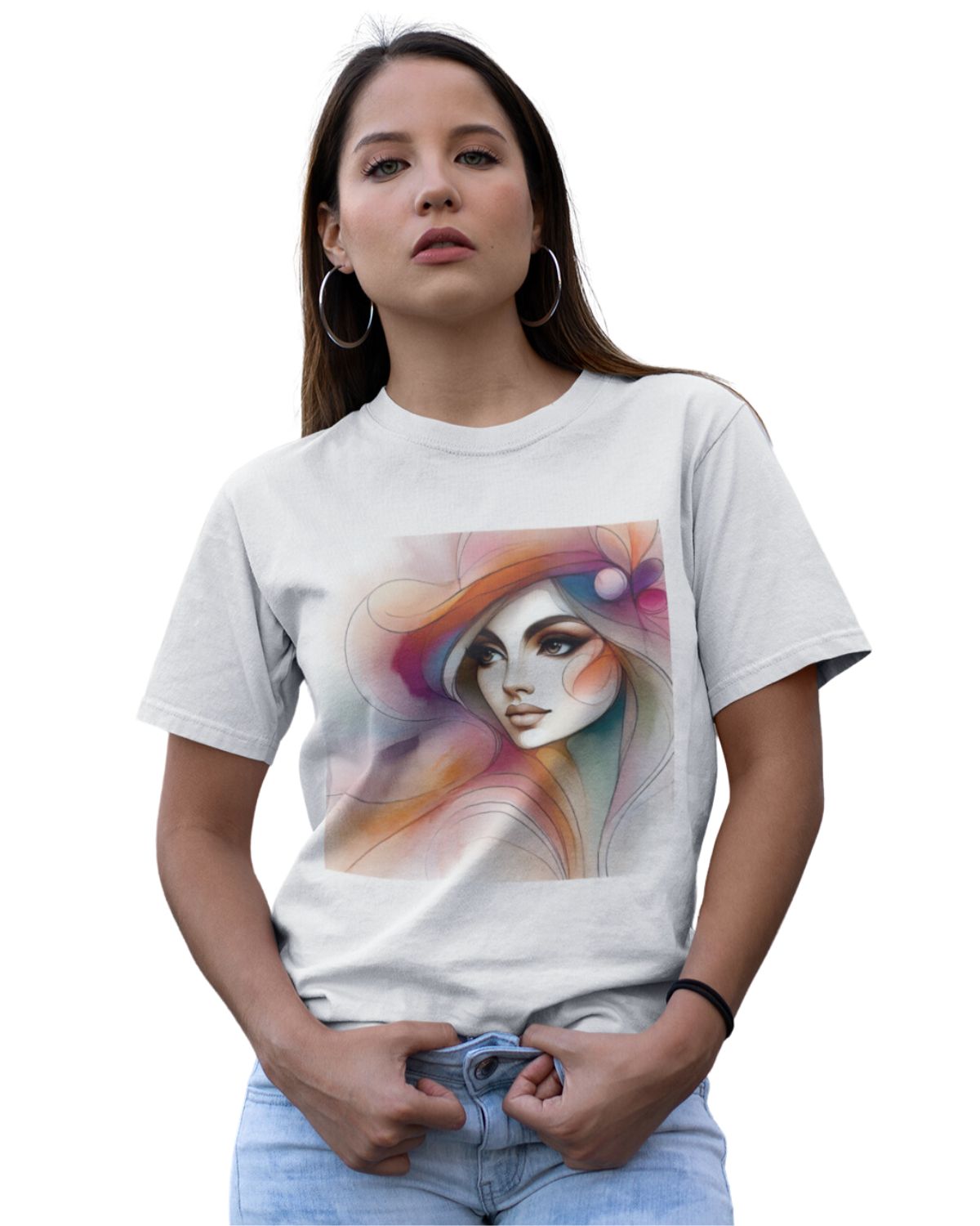 Beautiful Me Pastel Shade Cool Graphic Tees For Women