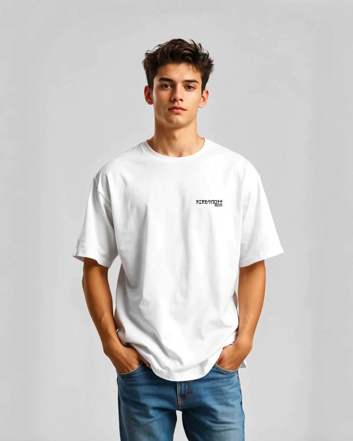 Ronin & Oni – Fireknott Warrior oversized Tshirt Combo