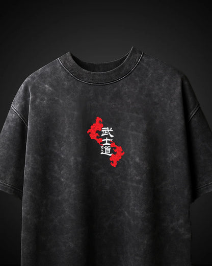 Ronin & Oni – Fireknott Warrior oversized Tshirt Combo